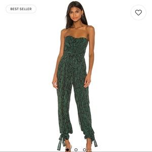 NWT! Michael Costello x revolve snake print jumpsuit